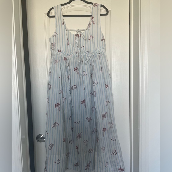 Anthropologie Duende Studio Cotton Nap Midi Dress - Picture 8 of 11